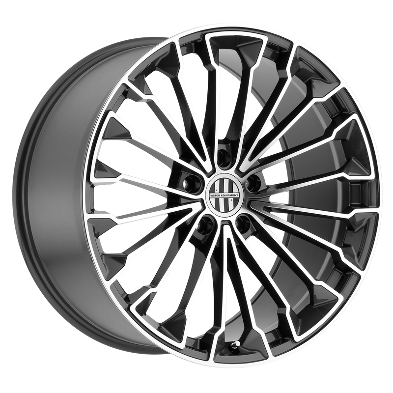 Victor Equipment Wheels - WURTTEMBURG - Gunmetal - GUNMETAL W/ MIRROR CUT FACE - 20" x 11", 36 Offset, 5x130 (Bolt Pattern), 71.5mm HUB