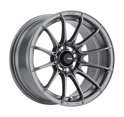 Konig - Dial In - Grey - Matte Grey - 15" x 7", 35 Offset, 4x100 (Bolt Pattern), 73.1mm HUB