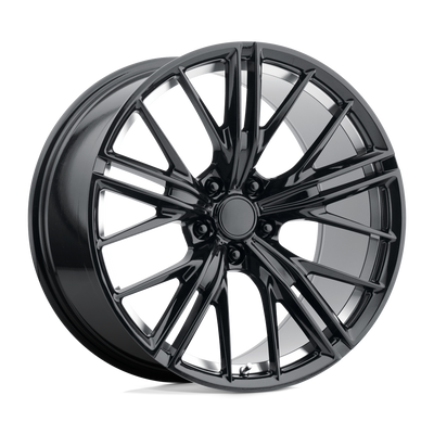 OE Creations - PR194 - Black - GLOSS BLACK MACHINED - 20" x 10", 23 Offset, 5x120 (Bolt Pattern), 67.1mm HUB