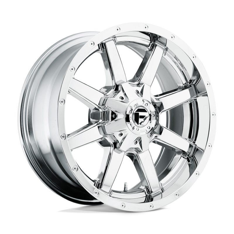 Fuel - D536 MAVERICK - Polished - CHROME PLATED - 20" x 9", 20 Offset, 6x135/139.7 (Bolt Pattern), 106.1mm HUB