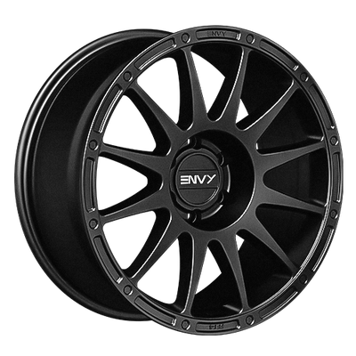 Envy Wheels - FFT8MB - Black - MATTE BLACK - 20" x 9", 18 Offset, 6x135 (Bolt Pattern), 87.1mm HUB