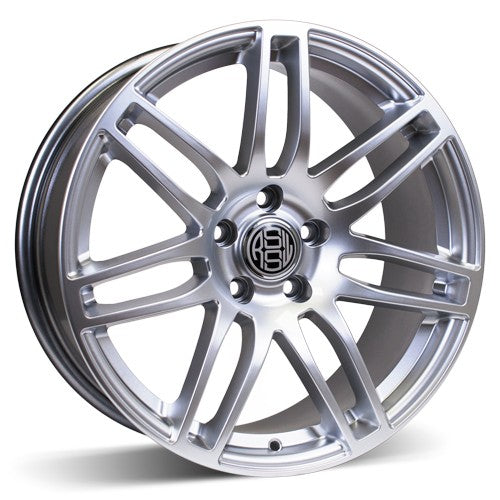 RSSW - Bold - Silver - Hyper silver - 18" x 8", 38 Offset, 5x112 (Bolt Pattern), 66.6mm HUB