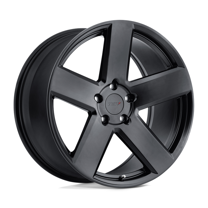 TSW Wheels - BRISTOL - Black - Matte Black - 19" x 9.5", 35 Offset, 5x120 (Bolt Pattern), 76.1mm HUB