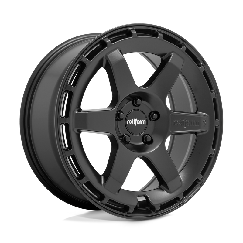 Rotiform - R186 KB1 - Black - MATTE BLACK - 19" x 8.5", 42 Offset, 5x108 (Bolt Pattern), 72.6mm HUB