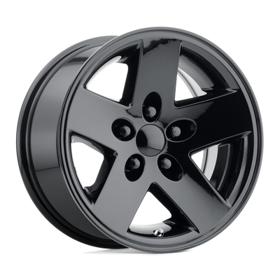 OE Creations - PR185 - Black - GLOSS BLACK - 16" x 8", 0 Offset, 5x114.3 (Bolt Pattern), 71.5mm HUB