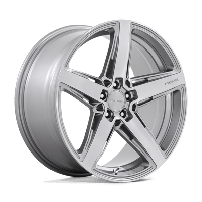 Niche - M270 TERAMO - Gunmetal - ANTHRACITE BRUSHED FACE TINT CLEAR - 20" x 11", 44 Offset, 5x112 (Bolt Pattern), 66.6mm HUB