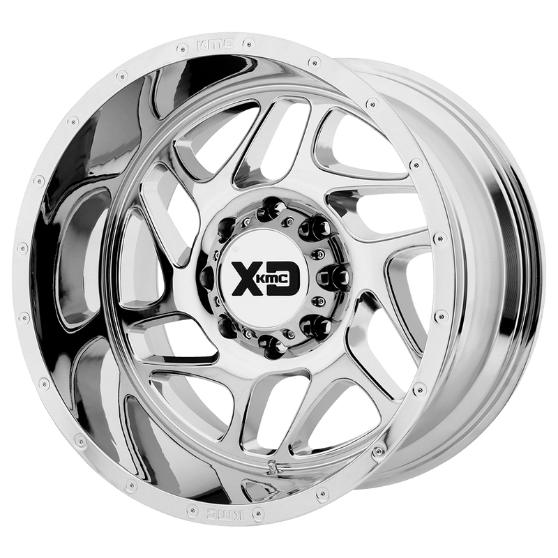 XD Series - XD836 FURY - Chrome - Chrome - 20" x 9", 0 Offset, 8x170 (Bolt Pattern), 125.1mm HUB