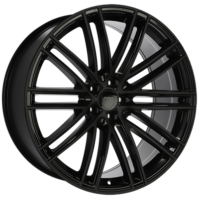 ART - Replica 278 - Black - Gloss Black - 21" x 10", 19 Offset, 5x112 (Bolt Pattern), 66.5mm HUB