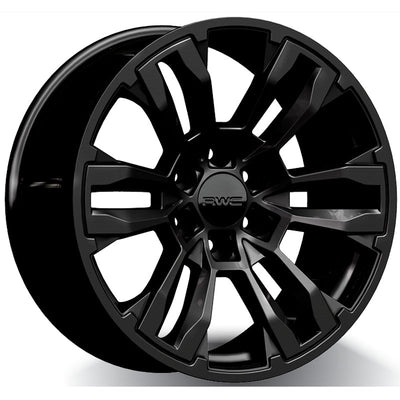 RWC - FO440 - Black - BLACK - 20" x 9", 18 Offset, 6x135 (Bolt Pattern), 87.1mm HUB