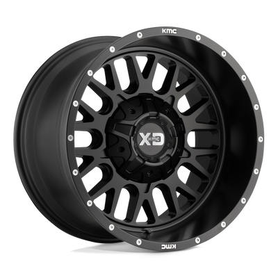 XD Series - XD842 SNARE - Black - SATIN BLACK - 20" x 9", 18 Offset, 5x127/139.7 (Bolt Pattern), 78.1mm HUB