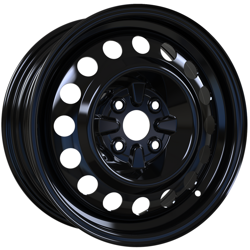 Envy Wheels - Steel Wheel - Black - MOBIS OE BLACK - 15" x 6", 46 Offset, 4x100 (Bolt Pattern), 54.1mm HUB