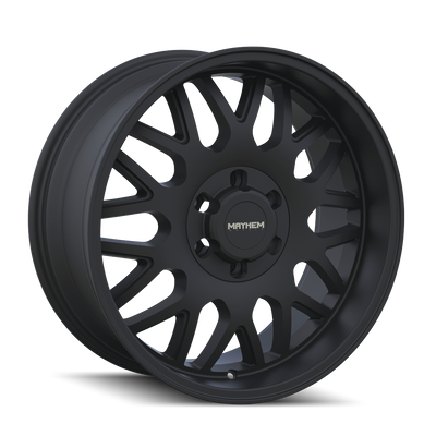 Mayhem - TRIPWIRE - Black - MATTE BLACK - 20" x 10", -19 Offset, 8x170 (Bolt Pattern), 130.8mm HUB