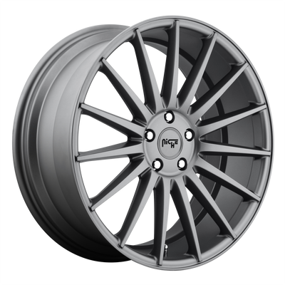 Niche - M157 FORM - Gunmetal - MATTE ANTHRACITE - 20" x 8.5", 35 Offset, 5x114.3 (Bolt Pattern), 72.56mm HUB