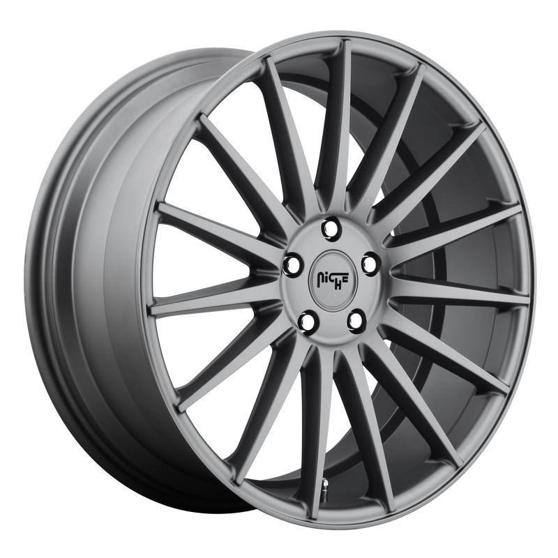 Niche - M157 FORM - Gunmetal - MATTE ANTHRACITE - 20" x 8.5", 35 Offset, 5x114.3 (Bolt Pattern), 72.56mm HUB