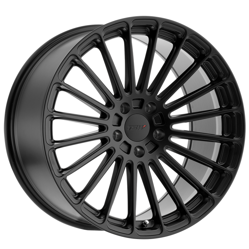 TSW Wheels - TURBINA - Gunmetal - MATTE BLACK - 18" x 8.5", 42 Offset, 5x108 (Bolt Pattern), 72.1mm HUB