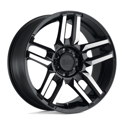 Black Rhino - MESA - Black - Matte Black with Machined Face - 17" x 8.5", 0 Offset, 6x135 (Bolt Pattern), 87.1mm HUB