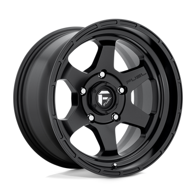 Fuel - D664 SHOK - Black - MATTE BLACK - 18" x 9", 1 Offset, 6x135 (Bolt Pattern), 87.1mm HUB