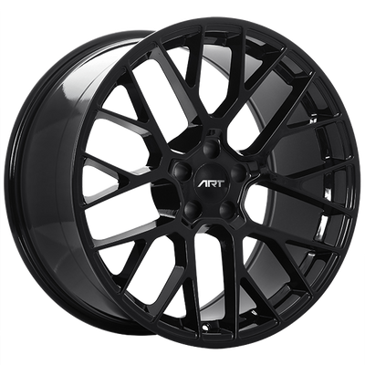 ART - Replica 98 - Black - Gloss Black - 20" x 9", 26 Offset, 5x112 (Bolt Pattern), 66.5mm HUB