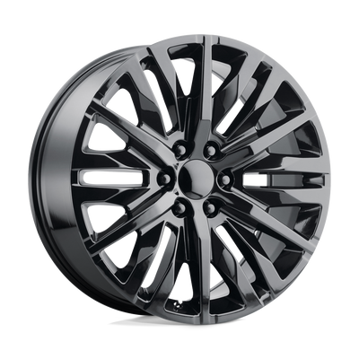 OE Creations - PR198 - Black - GLOSS BLACK - 22" x 9", 28 Offset, 6x139.7 (Bolt Pattern), 78.1mm HUB