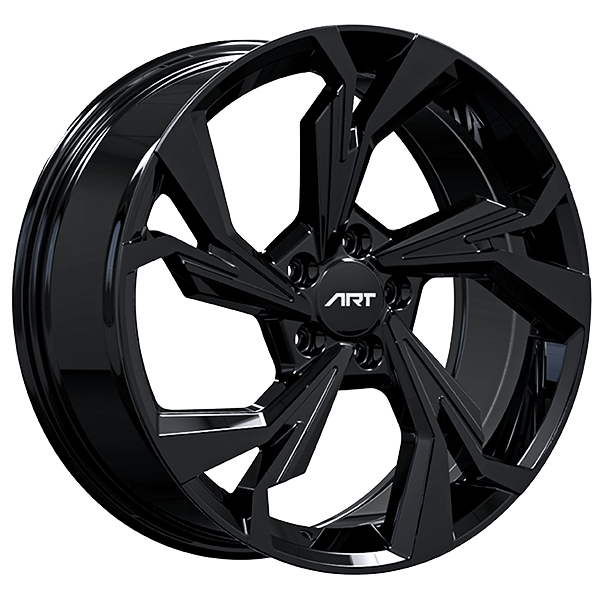 ART - Replica 243 - Black - Gloss Black - 19" x 8", 35 Offset, 5x112 (Bolt Pattern), 66.5mm HUB