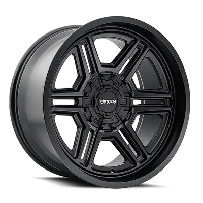 Mayhem - HERMOSA - Black - MATTE BLACK - 20" x 9", 18 Offset, 6x135/139.7 (Bolt Pattern), 106mm HUB