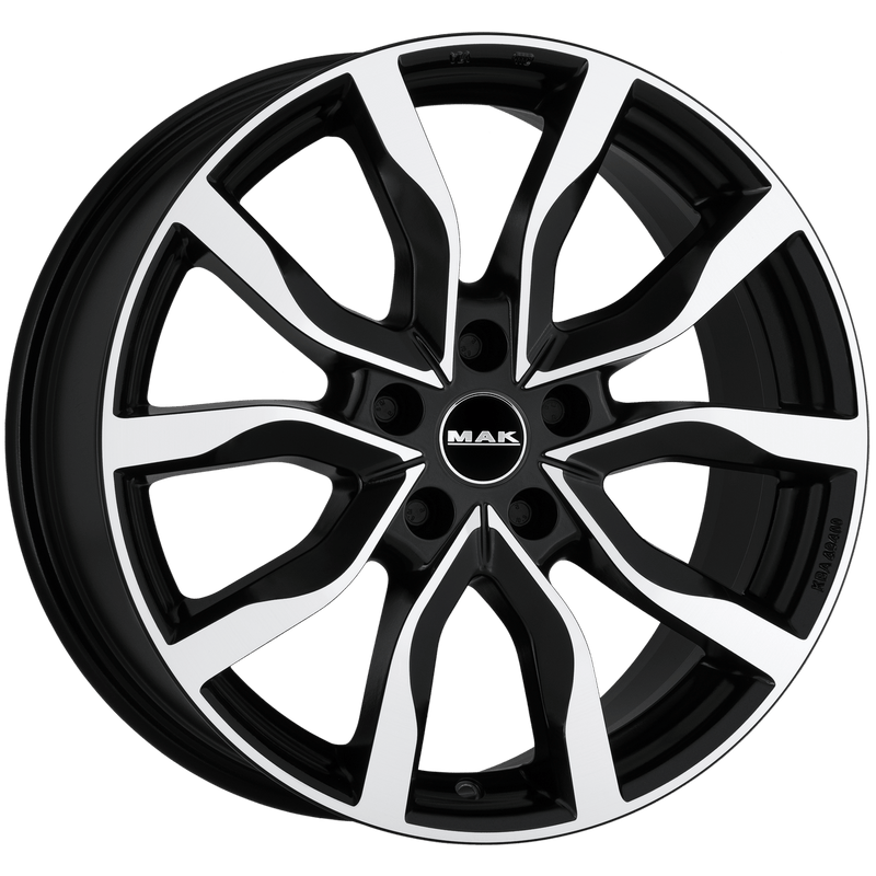Mak Wheels - KOLN - Black - BLACK MIRROR - 20" x 8.5", 32 Offset, 5x112 (Bolt Pattern), 66.5mm HUB