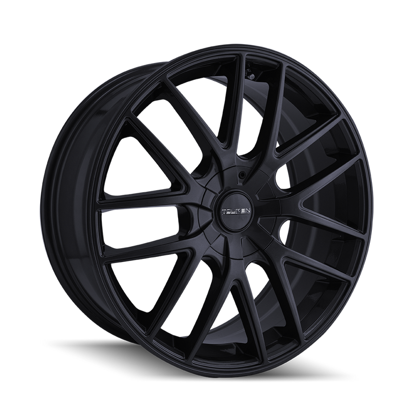 Touren - TR60 - Black - FULL MATTE BLACK - 16" x 7", 42 Offset, 4x108/108 (Bolt Pattern), 72.62mm HUB