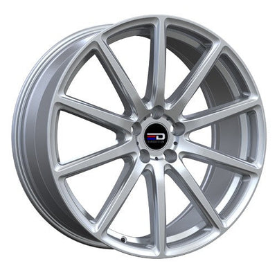 Euro Design - Legend - Silver - Hyper silver - 18" x 8", 42 Offset, 5x112 (Bolt Pattern), 66.5mm HUB