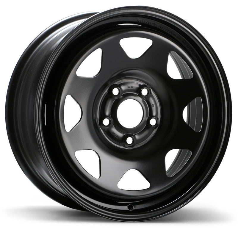 Fast Wheels - Steel /Acier - Black - Black - 17" x 7", 50 Offset, 5x120 (Bolt Pattern), 64.1mm HUB