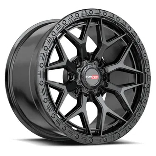 Vortek Offroad - VRT-603 ATHENO - Black - Satin Black - 20" x 10", -24 Offset, 6x135/139.7 (Bolt pattern), 106.1mm HUB