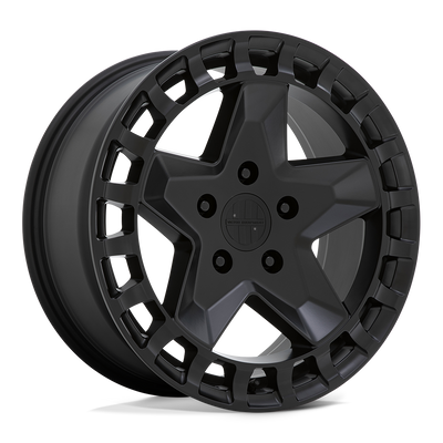 Victor Equipment Wheels - ALPEN - Black - MATTE BLACK - 18" x 8", 20 Offset, 5x130 (Bolt Pattern), 71.5mm HUB