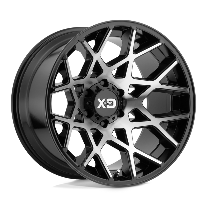 XD Series - XD831 CHOPSTIX - Black - GLOSS BLACK MACHINED - 20" x 10", -24 Offset, 6x135 (Bolt Pattern), 87.1mm HUB