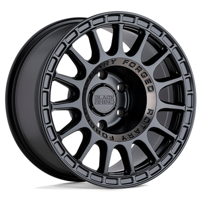 Black Rhino - SANDSTORM - Black - SEMI GLOSS BLACK WITH MACHINED DARK TINT RING - 18" x 8.5", 0 Offset, 6x139.7 (Bolt Pattern), 112.1mm HUB