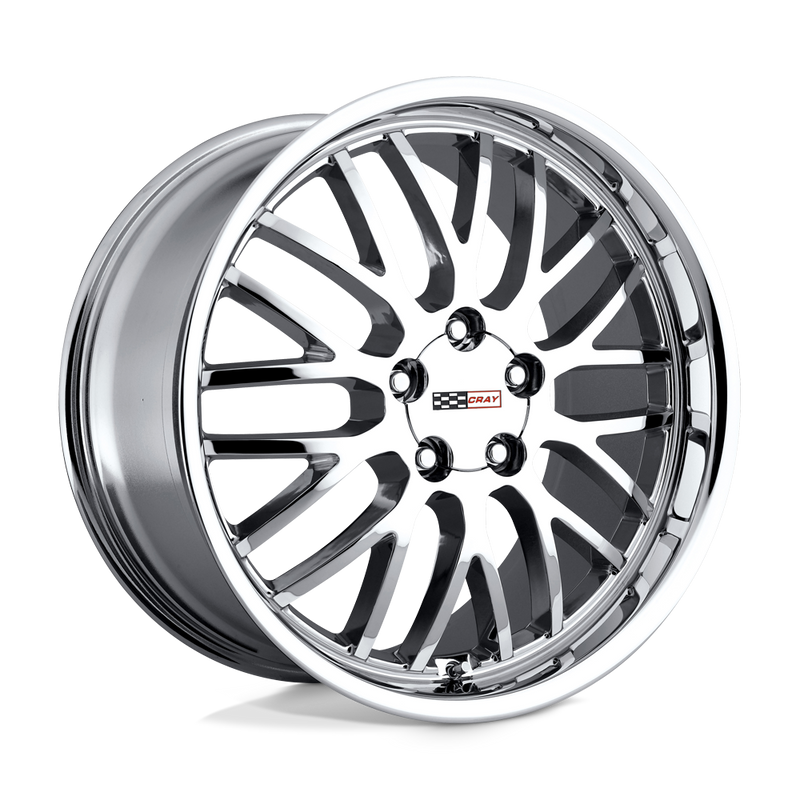 Cray Wheels - MANTA - Chrome - Chrome - 19" x 10.5", 65 Offset, 5x120.65 (Bolt Pattern), 70.3mm HUB