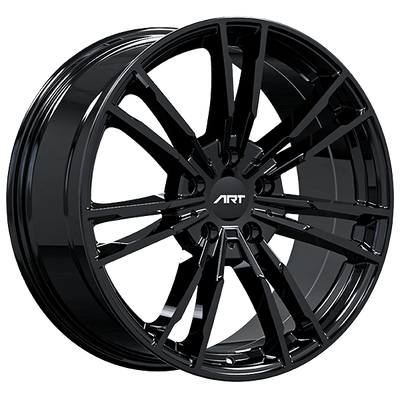 ART - Replica 228 - Black - Gloss Black - 19" x 8.5", 25 Offset, 5x112 (Bolt Pattern), 66.6mm HUB