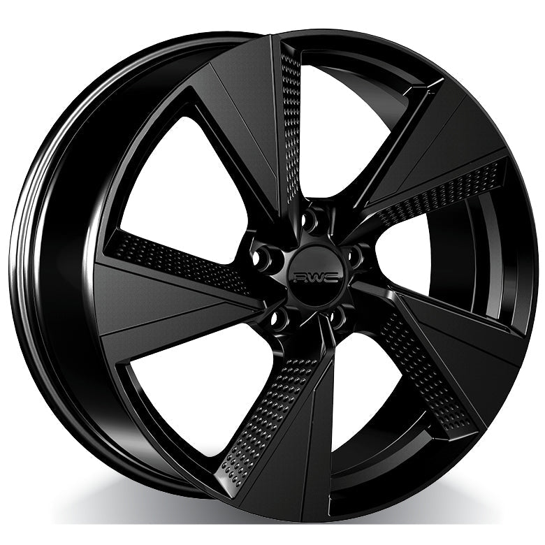 RWC - FO336 / LFV336 - Black - BLACK - 20" x 8", 40 Offset, 5x108 (Bolt Pattern), 63.4mm HUB