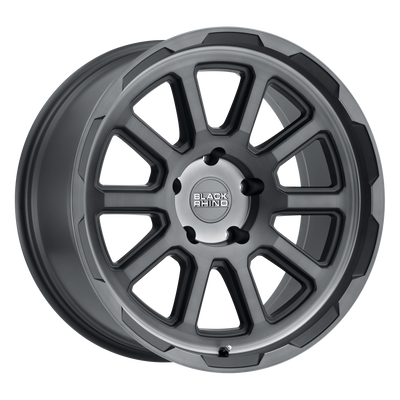 Black Rhino - CHASE - Gunmetal - BRUSHED GUNMETAL - 18" x 9", 12 Offset, 6x120 (Bolt Pattern), 67.06mm HUB