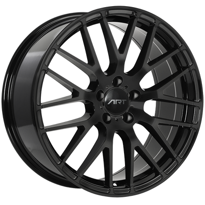 ART - Replica 134 - Black - Gloss Black - 19" x 8.5", 40 Offset, 5x112 (Bolt Pattern), 66.6mm HUB