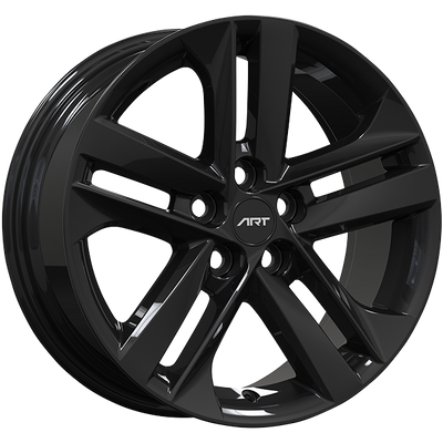 ART - Replica 299 - Black - Gloss Black - 16" x 7", 40 Offset, 5x100 (Bolt Pattern), 54.1mm HUB