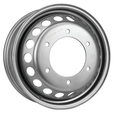 DTD - Steel - Take-Off - Silver - Silver - 16" x 5.5", 132 Offset, 6x130 (Bolt Pattern), 161mm HUB