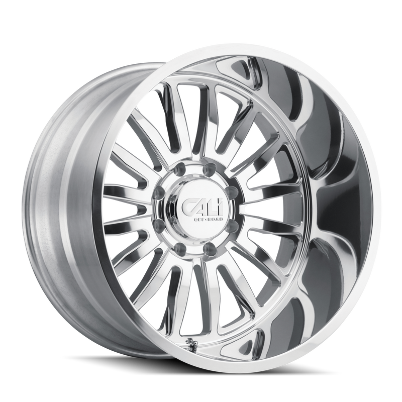 Cali Off-Road - SUMMIT - Chrome - POLISHED - 20" x 10", -25 Offset, 8x170 (Bolt Pattern), 125.2mm HUB