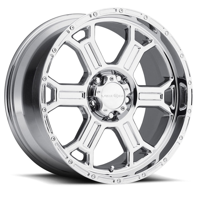 Vision Wheel Off-Road - 372 RAPTOR - Chrome - Chrome - 18" x 9.5", 0 Offset, 5x127 (Bolt Pattern), 78.1mm HUB