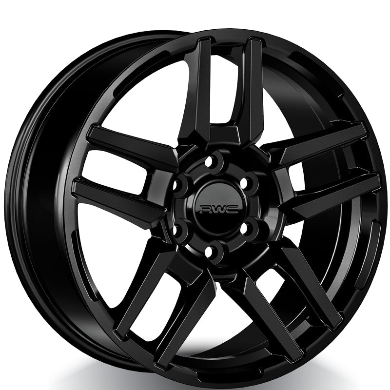 RWC - FO475 - Black - BLACK - 20" x 8.5", 15 Offset, 6x135 (Bolt Pattern), 87.1mm HUB