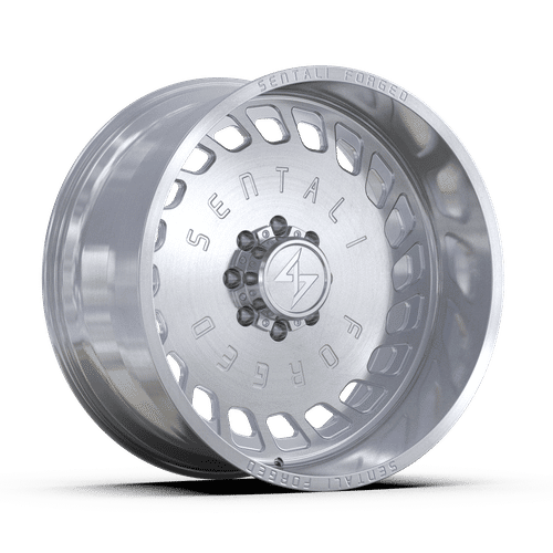 Sentali - Forged SF-4 - Silver - Brushed Milled - 30" x 16", -99 Offset, 8x170 (Bolt pattern), 125.2mm HUB