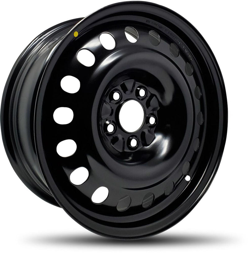DTD - Steel - Black - Black - 17" x 7", 42 Offset, 5x114.3 (Bolt Pattern), 67.1mm HUB