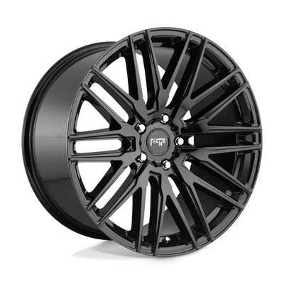 Niche - M164 ANZIO - Black - GLOSS BLACK - 20" x 9", 35 Offset, 5x114.3 (Bolt Pattern), 72.6mm HUB