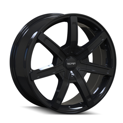 Touren - TR65 - Black - BLACK - 18" x 8", 35 Offset, 5x108/114.3 (Bolt Pattern), 72.6mm HUB