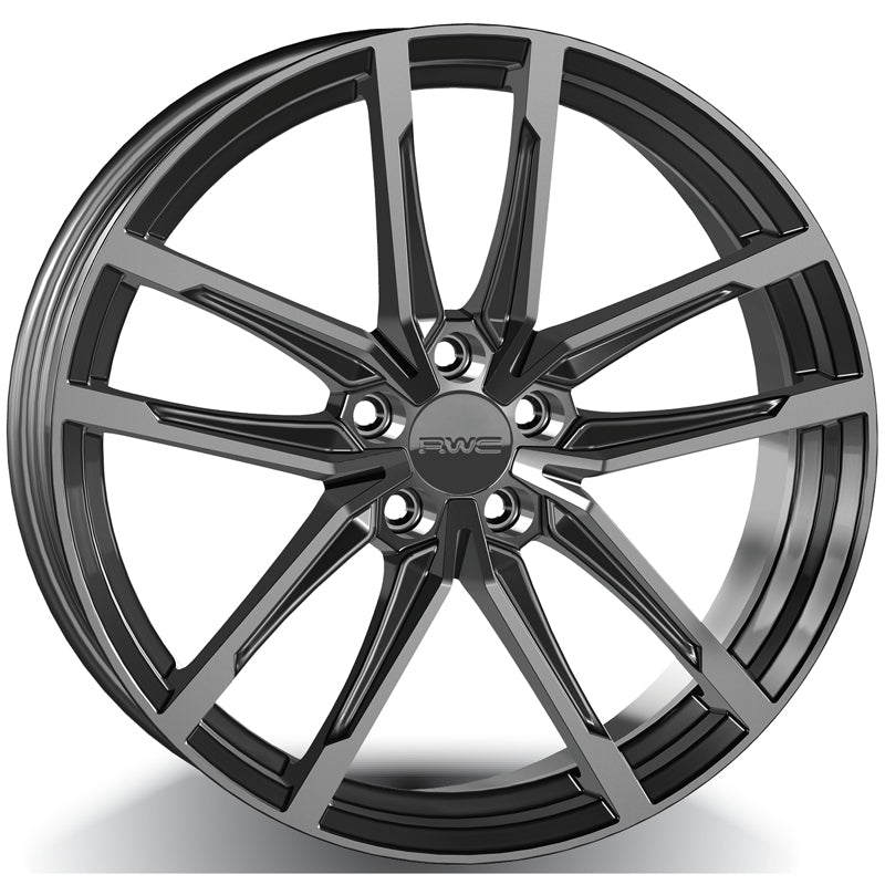 RWC - AC330 / HO330 - Grey - ANTHRACITE - 18" x 8", 45 Offset, 5x114.3 (Bolt Pattern), 64.1mm HUB