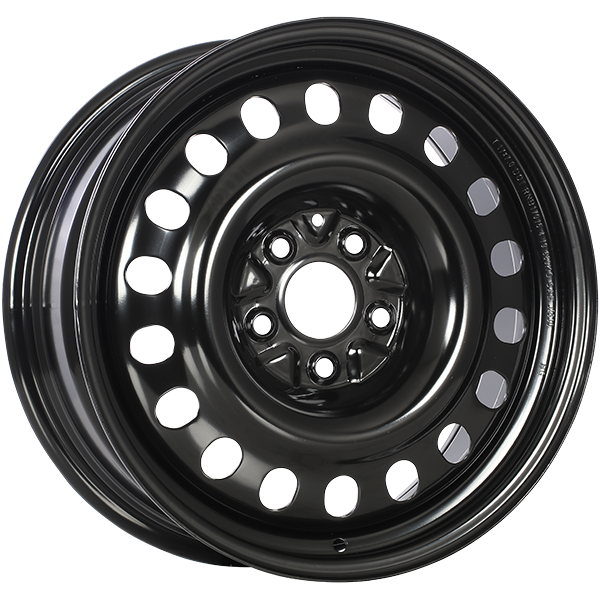 RNB - STEEL WHEEL - Black - Black E-Coating - 17" x 7", 45 Offset, 5x114.3 (Bolt Pattern), 64.1mm HUB