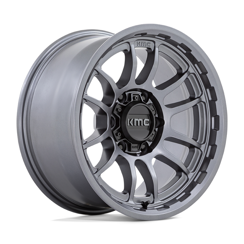 KMC Wheels - KM727 WRATH - Gunmetal - MATTE ANTHRACITE - 20" x 9", 0 Offset, 6x135 (Bolt Pattern), 87.1mm HUB